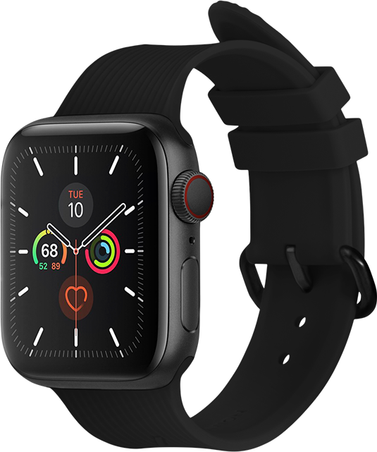 Native Union Silicon Strap Apple Watch Series 1-6/SE 38-40mm - Slate Black